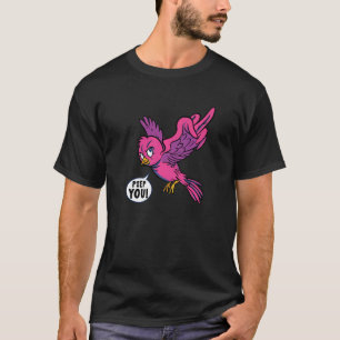 T-shirt Bird Swed Bird Geh Weg Verpiss Dich Hau Ab