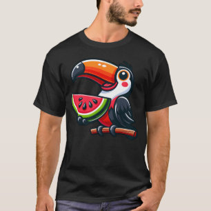 T-shirt Bird toucan birdofparadise famille de pastèque mel