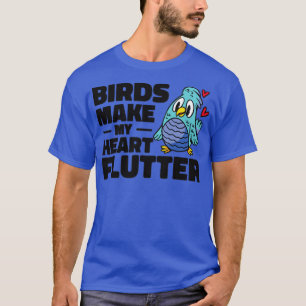 T-shirt Bird Wildlife Birdwatcher Jumelles Bird