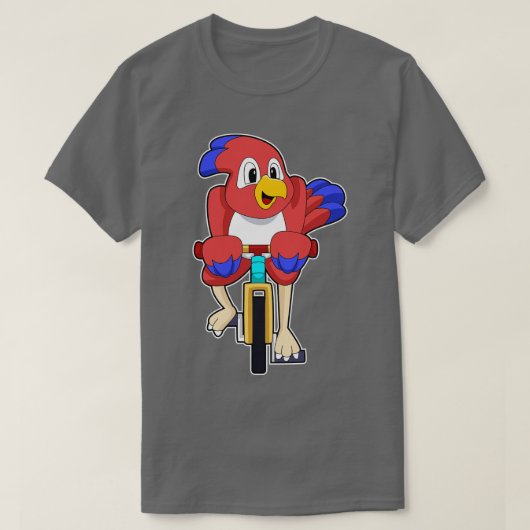 T-shirt Bird with bicycle (Design devant)
