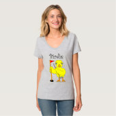 T-shirt Birdie Golfer Chick (Devant entier)