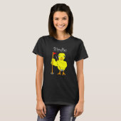 T-shirt Birdie Golfer Chick (Devant entier)