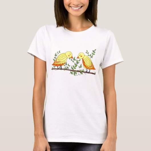 T-shirt Birdies Up in the Tree (Devant)