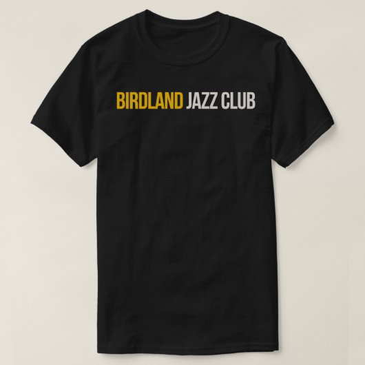 T-shirt Birdland Jazz Club (Design devant)