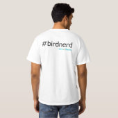 T-shirt #BirdNerd (Dos entier)