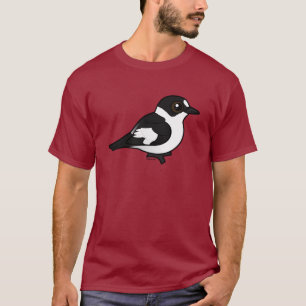 T-shirt Birdorable a colleté le FLYCATCHER