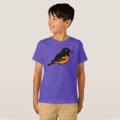 T-shirt Birdorable Baltimore Oriole (Devant entier)