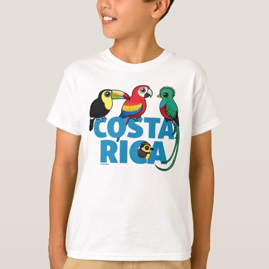 T-shirt Birdorable Costa Rica (Devant)