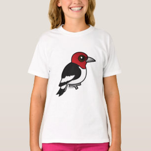 T-shirt Birdorable Rouge-a dirigé le pivert