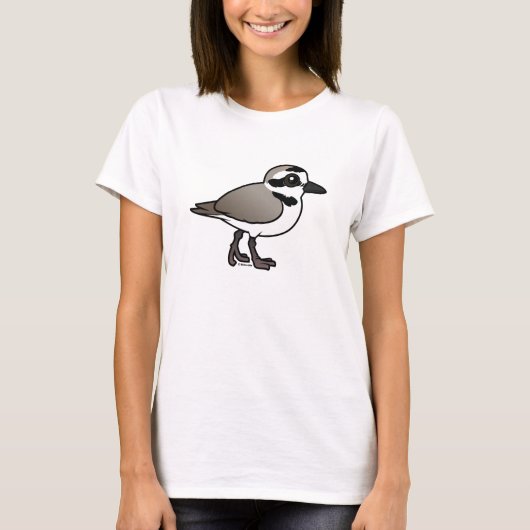 T-shirt Birdorable Snowy Plover (Devant)