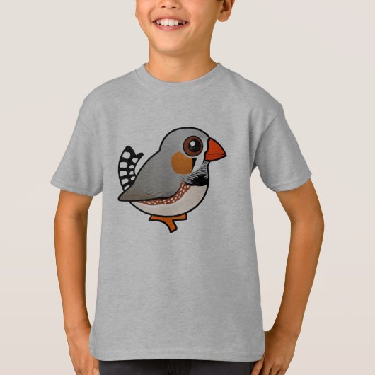 T-shirt Birdorable Zebra Finch (Devant)
