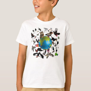 T-shirt Birdorables autour du monde
