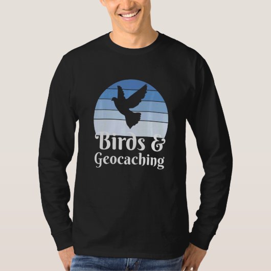 T-shirt Birds And Geocaching (Devant)
