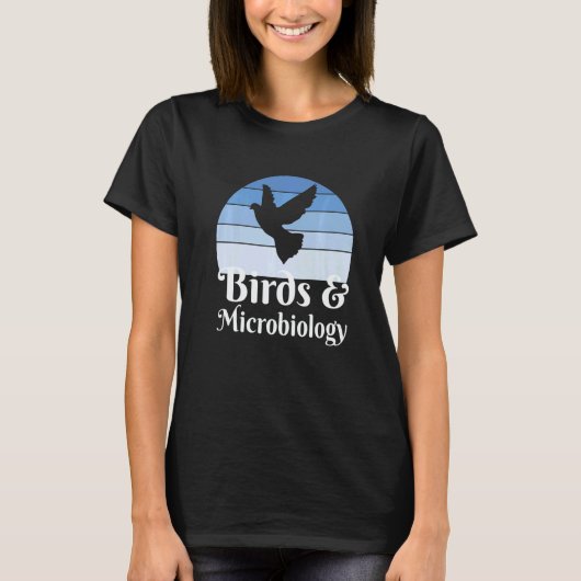 T-shirt Birds And Microbiology (Devant)