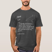 T-shirt Birds Arent Real Dictionary Minimalist (Devant)
