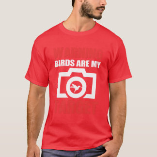 T-shirt Birds myarget Faune Photographe Famille cadeau