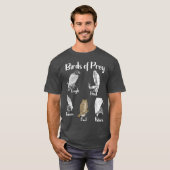 T-shirt Birds of Prey Eagle Hawk Falcon Owl Vulture (Devant entier)