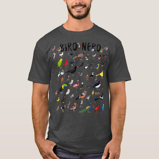 T-shirt Birdwatcher Gifts Birdwatching  Bird Nerd (Devant)