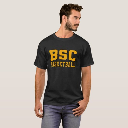 T-shirt Birmingham Southern College BSC Basketball YLW 01 (Devant entier)
