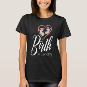 T-shirt Birth Doula Fier Couche de grossesse de la travail