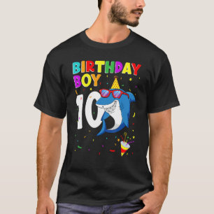 T-shirt Birthday 10 Years 10th Birthday Matching