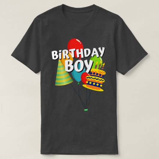 T-shirt Birthday Boy (Design devant)