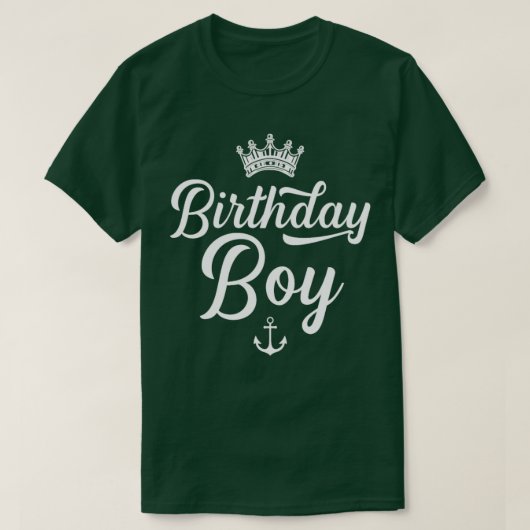 T-shirt Birthday Boy Birthday Boy (Design devant)