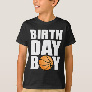 T-shirt Birthday Boy Bysketbyll Theme Party Future Bysketb