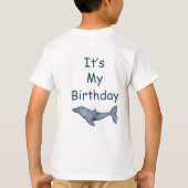 T-shirt Birthday Boy / C’est ma fête d’anniversaire (Dos)