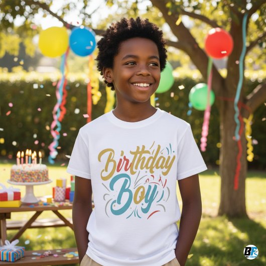 T-shirt Birthday Boy - Célébrations d'anniversaire