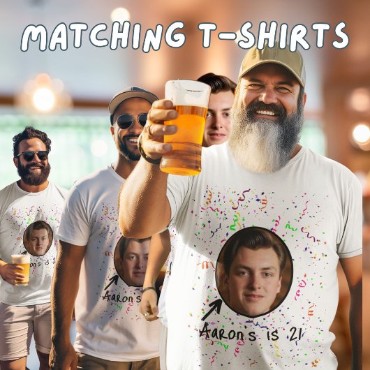 T-shirt Birthday Boy pub ramwl 21st Party groupe