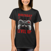 T-shirt Birthday Boy Time to Level Up Jeu Birthday Boys (Devant)