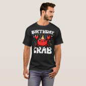 T-shirt Birthday Crab Party Crabs Lover Birthday Crab Birt (Devant entier)