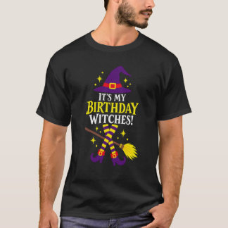 T-shirt Birthday Witch Halloween Design