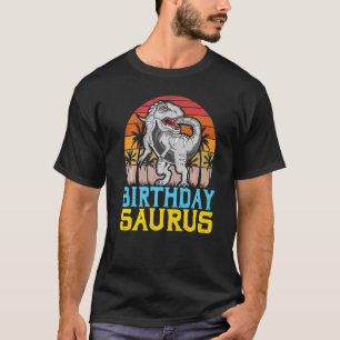 T-shirt Birthdaysaurus Dinosaur Famille Correspondant Trex