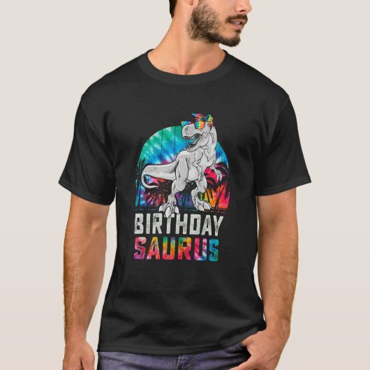 T-shirt Birthdaysaurus Rex Dinosaur Jour de naissance Saur (Devant)