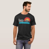T-shirt Birthyear 1953 retro and vintage designed (Devant entier)