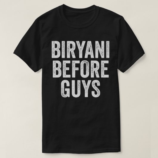 T-shirt Biryani avant les gars (Design devant)