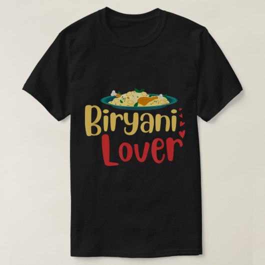 T-shirt Biryani Lover Desi Bollywood Shaadi Hindi Funny Me (Design devant)
