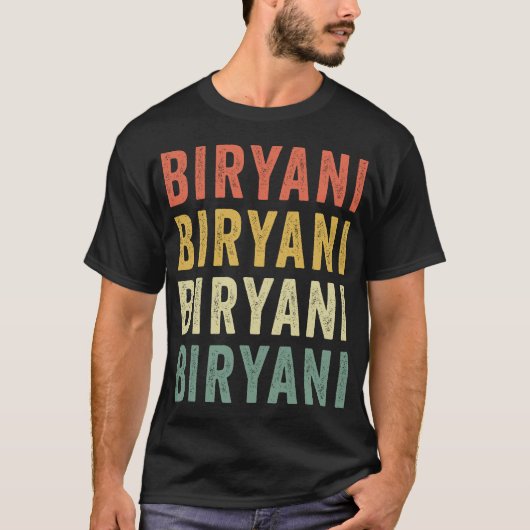 T-shirt Biryani Rétro (Devant)