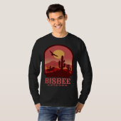 T-shirt Bisbee Arizona Cacti and Sunset (Devant entier)