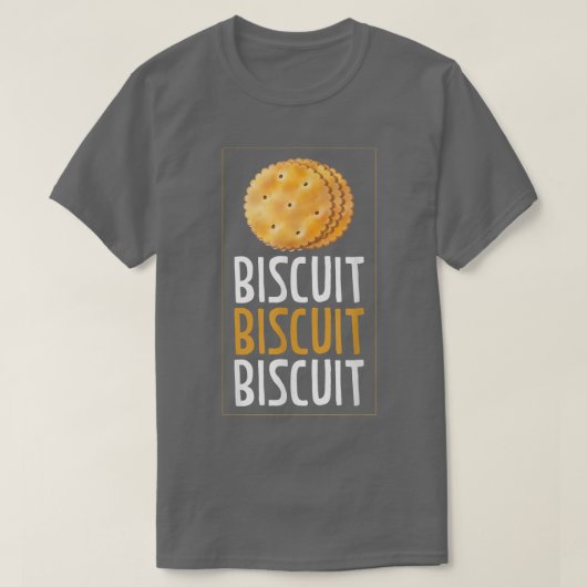 T-shirt Biscuit Biscuit Biscuit Biscuits Biscuits 692 (Design devant)