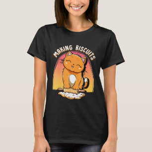 T-shirt Biscuits au chat Chef pâtisserie