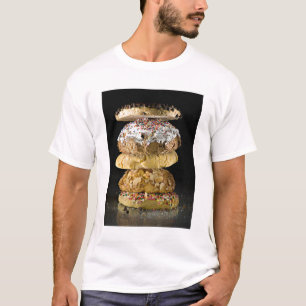 T-shirt Biscuits dans une pile