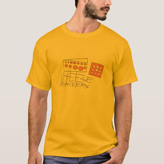 T-shirt biscuits de fromage - customisés - customisés (Devant)