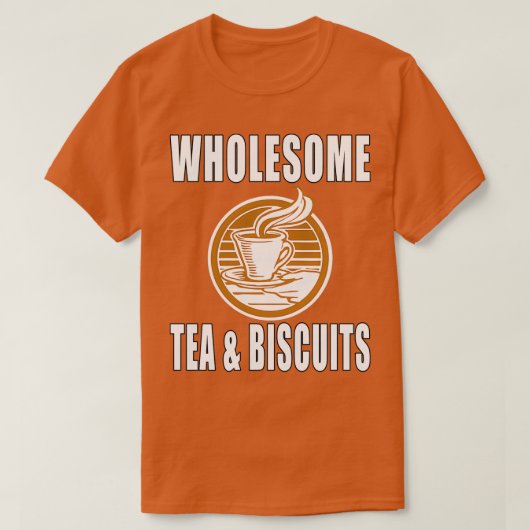 T-shirt Biscuits de thé en gros (Design devant)