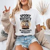 T-shirt Biscuits éffrayants Club Chat Skeleton Baking Hall