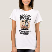 T-shirt Biscuits éffrayants Club Chat Skeleton Baking Hall (Devant)