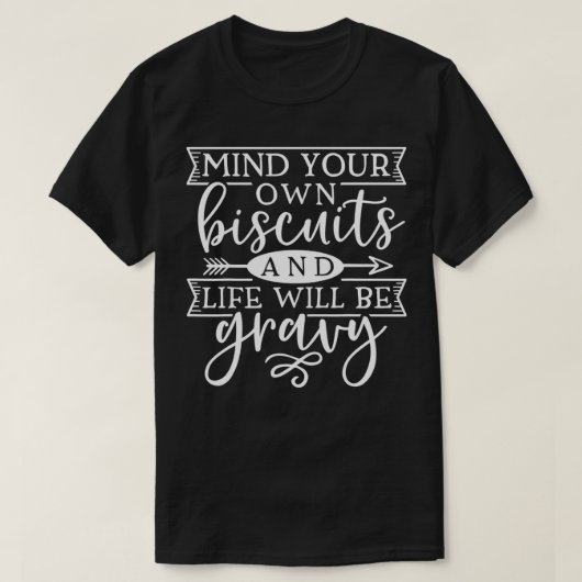 T-shirt Biscuits et sauce (Design devant)