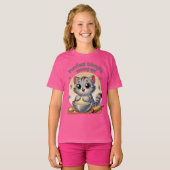 T-shirt "Biscuits fins, à venir" Kneading Cat (Devant entier)